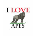 I Love Apes t-shirts by tshirtshirts I Love Apes t-shirts