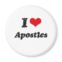 I Love Apostles Magnet