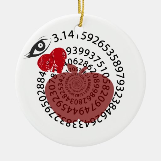 i love apple quot pi quot pie math lovers double sided ceramic i love apple quot pi quot pie math lovers double sided ceramic
