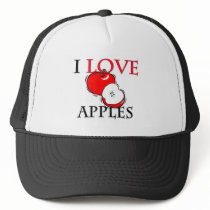 I Love Apples hats by foodshirts I Love Apples hats