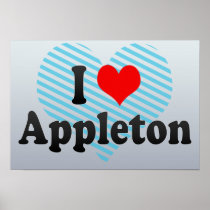 I Love Appleton, United States Poster