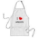 I Love Apricots aprons