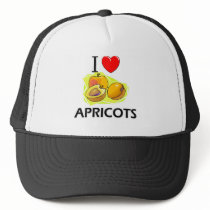I Love Apricots Hat