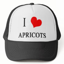 I Love Apricots Mesh Hat