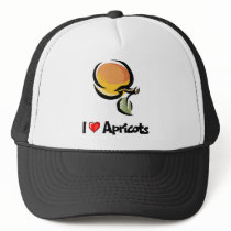 I Love Apricots Mesh Hat