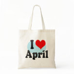 I love April Canvas Bag