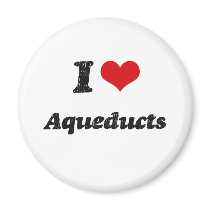 I Love Aqueducts Refrigerator Magnets