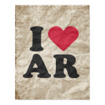 I LOVE AR posters