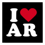 I LOVE AR posters