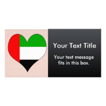 I Love Arab Emirates Photo Greeting Card