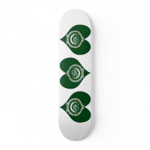 I Love Arab League Custom Skate Board