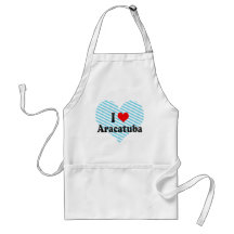 I Love Aracatuba, Brazil Apron