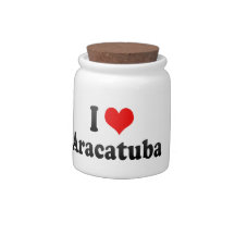 I Love Aracatuba, Brazil Candy Dishes