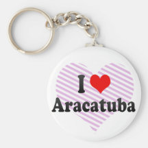 I Love Aracatuba, Brazil Key Chain