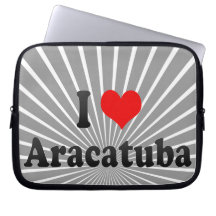I Love Aracatuba, Brazil Laptop Sleeves