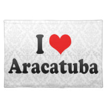 I Love Aracatuba, Brazil Placemats