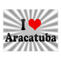 I Love Aracatuba, Brazil Post Card