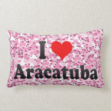 I Love Aracatuba, Brazil Throw Pillow