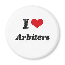 I Love Arbiters Refrigerator Magnets