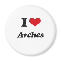 I Love Arches Magnets
