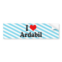 I Love Ardabil, Iran Bumper Stickers