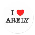 I Love Arely stickers by ilovemyshirt I Love Arely stickers