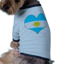 I Love Argentina Pet Clothes