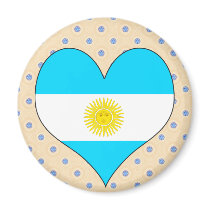 I Love Argentina Fridge Magnet