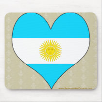 I Love Argentina Mousepad