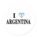 I Love Argentina Sticker