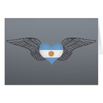 I Love Argentina -wings Cards