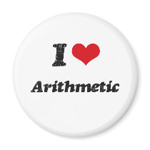 I Love Arithmetic Magnets