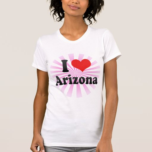 I Love  Arizona Tee Shirt