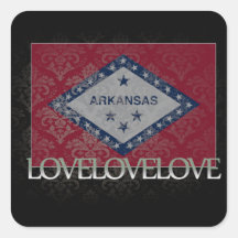 I love Arkansas Cool Stickers