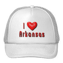 I Love Arkansas Mesh Hat