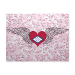 I Love Arkansas -wings Post Card