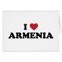 I Love Armenia Cards