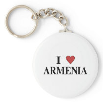 I Love Armenia Keychains