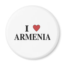I Love Armenia Magnet