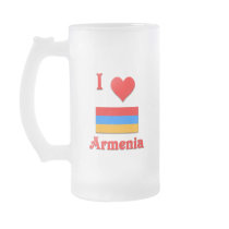 I Love Armenia Mugs