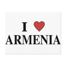 I Love Armenia Post Card