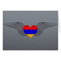I Love Armenia -wings Cards