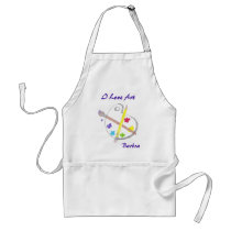 I Love Art Apron