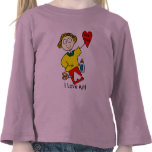 I love art Kids t-shirt