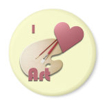 I Love Art magnets