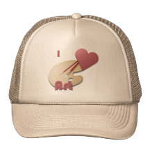 I Love Art Trucker Hat