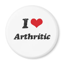 I Love Arthritic Fridge Magnets