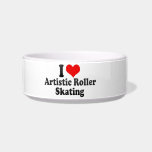 I love Artistic Roller Skating Cat Water Bowl