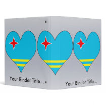 I Love Aruba 3 Ring Binder