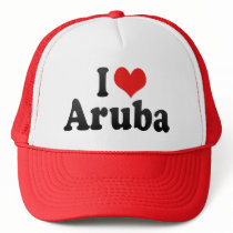 I Love Aruba Mesh Hat